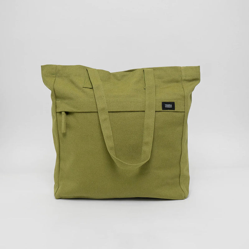 Executive Work Tote Bag Tote Bags Terra Thread Olive Green 