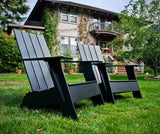 Flat Back Recycled Adirondack Chair Lounge Chairs Loll Designs 