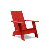 Flat Back Recycled Adirondack Chair Lounge Chairs Loll Designs Apple Red 