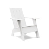 Flat Back Recycled Adirondack Chair Lounge Chairs Loll Designs Cloud White Tall 