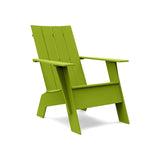 Flat Back Recycled Adirondack Chair Lounge Chairs Loll Designs Leaf Green Tall 