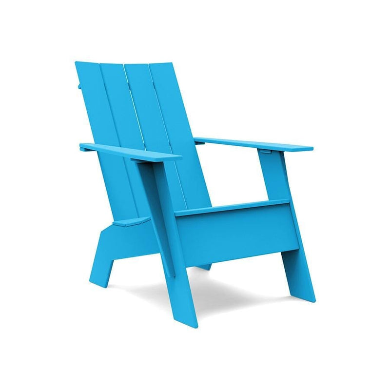 Flat Back Recycled Adirondack Chair Lounge Chairs Loll Designs Sky Blue Tall 