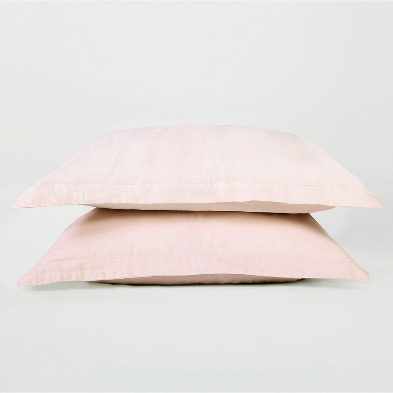 French Linen Sham Set Pillowcases Sijo 