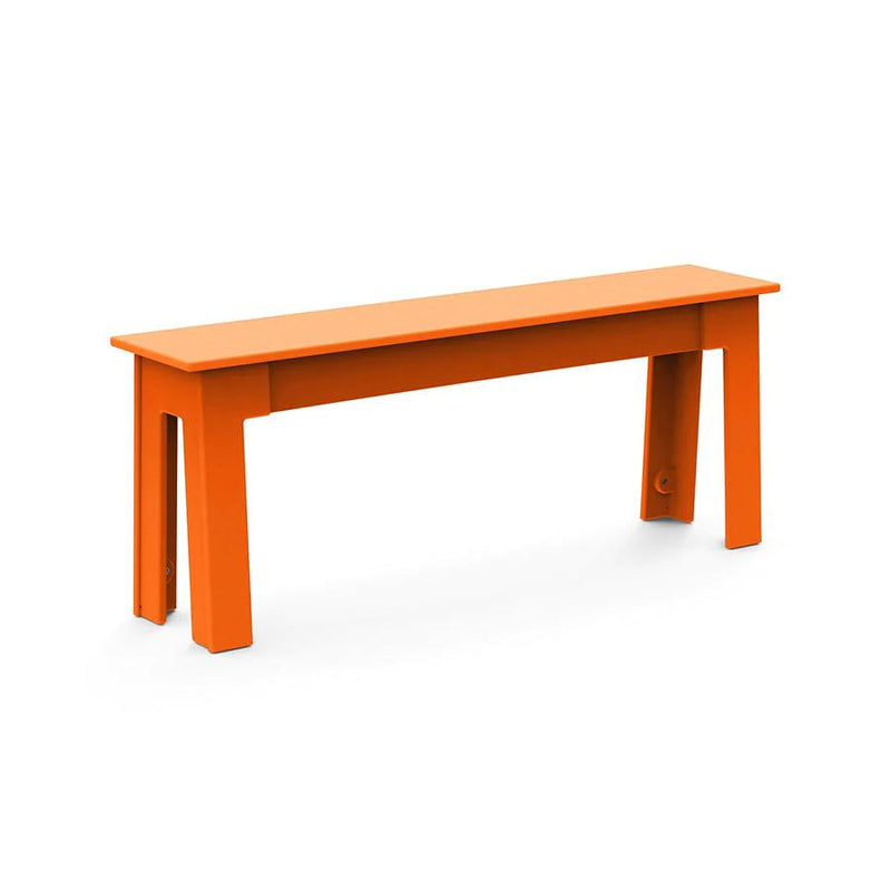 Fresh Air Recycled Bench Benches Loll Designs 48" Sunset Orange 