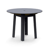 Fresh Air Recycled Round Table Tables Loll Designs 38" Charcoal Gray 