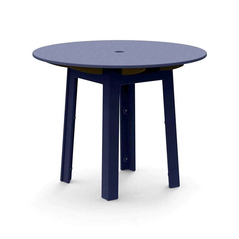 Fresh Air Recycled Round Table Tables Loll Designs 38" Navy Blue 