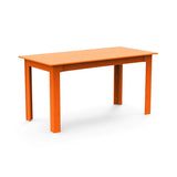 Fresh Air Recycled Table Tables Loll Designs 62" Standard Sunset Orange