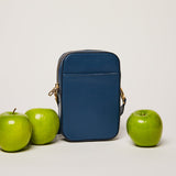 Gala Apple Leather Everyday Crossbody Bag Crossbody Bags Allégorie Navy 