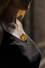 Glass Egg Necklace Jewelry Abby Alley 