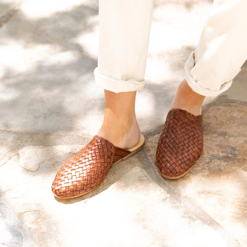 Go-To Woven Slip On Mules Nisolo 