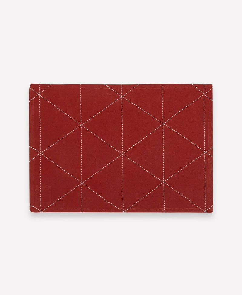 Graph Placemat Set Table Linens Anchal Project Rust 