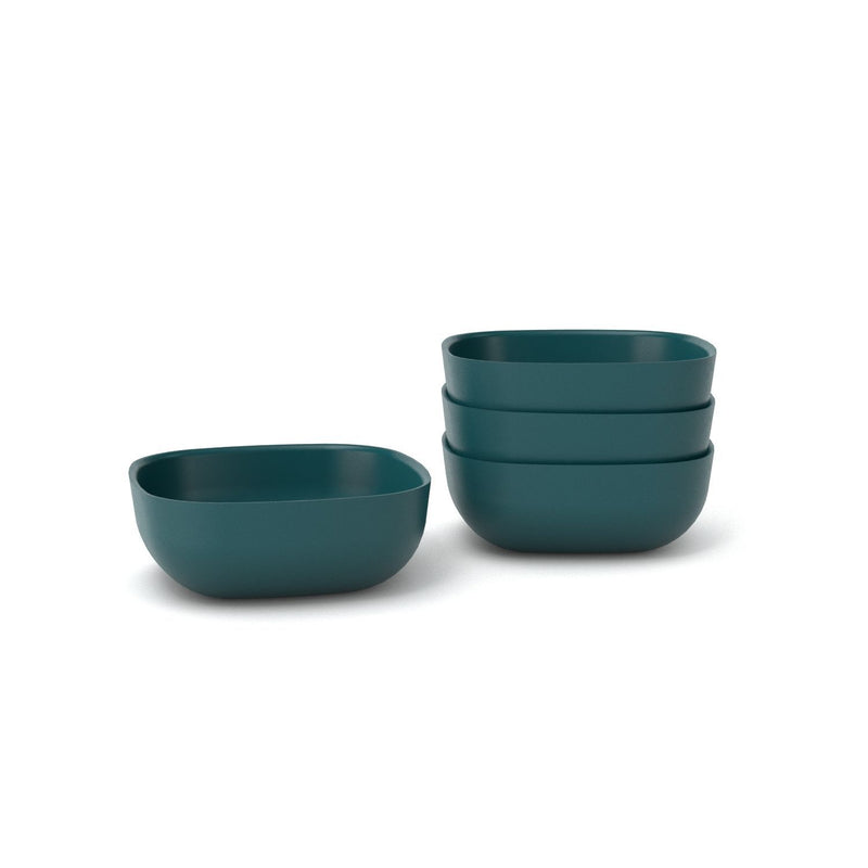 Gusto Recycled Bamboo Cereal Bowl Set - Blue Abyss Plates + Bowls EKOBO 
