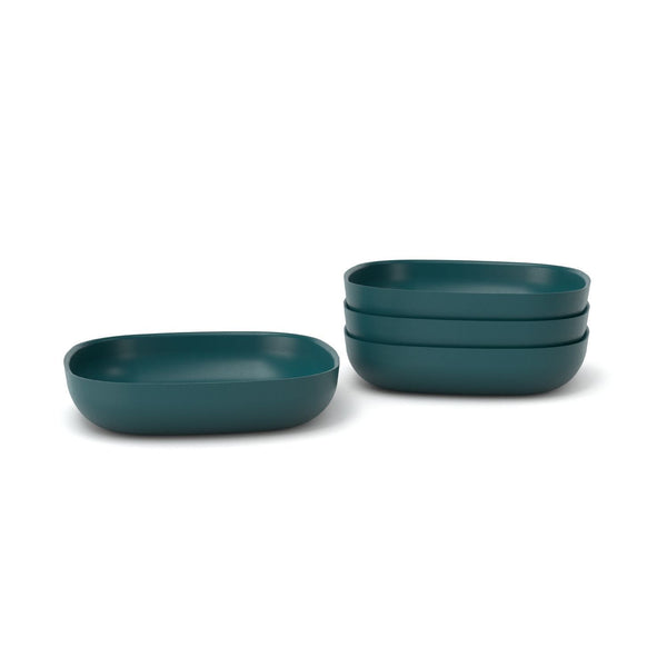 Gusto Recycled Bamboo Pasta Bowl Set - Blue Abyss Plates + Bowls EKOBO 