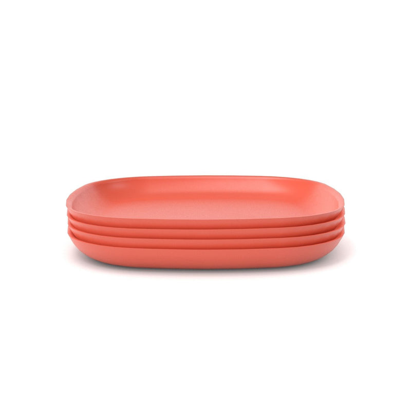 Gusto Recycled Bamboo Plate Set - Persimmon Plates + Bowls EKOBO 