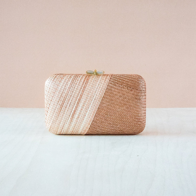 Handwoven Clutch Purse Clutches LIKHÂ Coral 