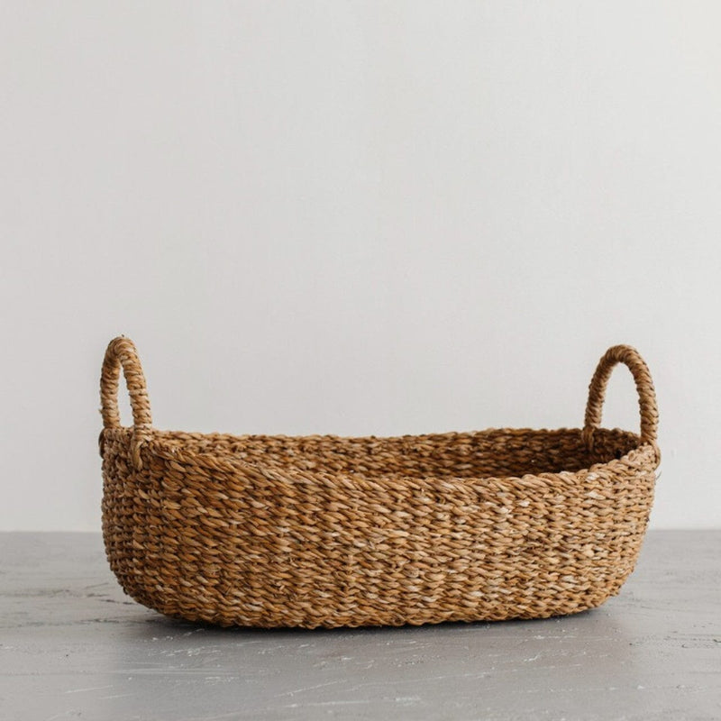 Harvest Oval Tray Baskets Baskets Will & Atlas Medium 