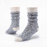Heathered Ragg Unisex Socks - Single Socks Maggie's Organics M Navy 