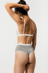 High Waist Bamboo Thong Underwear Mary Young 