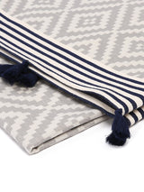 Hilana: Upcycled Cotton Merida Gray Turkish Towel / Blanket TOWEL Hilana: Upcycled Cotton 