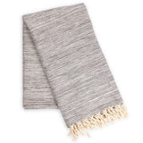 Hilana: Upcycled Cotton Yalova Super Soft Marbled Towel - Black TOWEL Hilana: Upcycled Cotton 