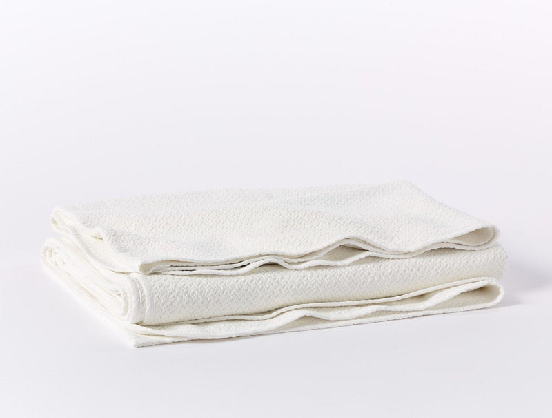 Honeycomb Blanket - White Blankets Coyuchi 