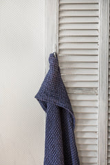 Hooded Baby Linen Towel Towels AmourLinen Charcoal 