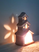 House Terracotta Tea Light Candle Holder Decorative Accents Korissa 