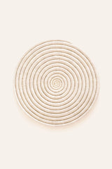 Indego Africa 12" Sisal Placemat - White Home Decor Indego Africa 