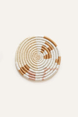 Indego Africa White Abstract Form Set of 4 Coasters Default Indego Africa 