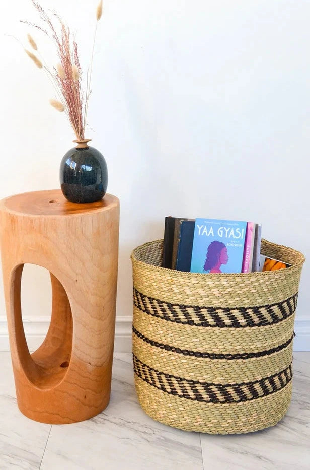 Iringa Baskets - Black Accents Baskets Swahili African Modern 