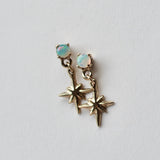 Iron Oxide Gold Star Baby Earrings Iron Oxide 