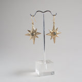 Iron Oxide Polaris Single-Star Earrings Jewelry Altar 