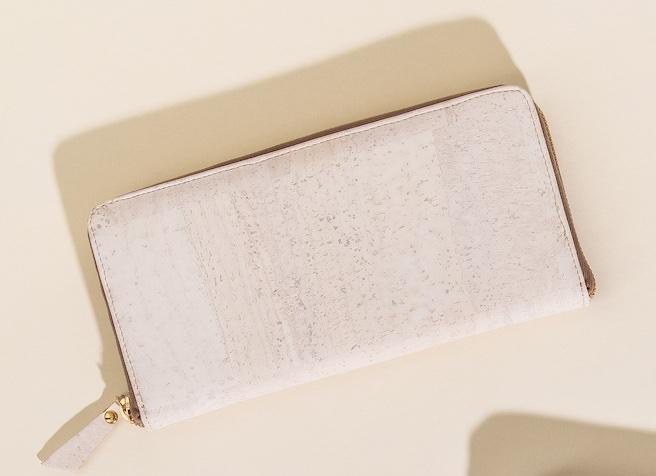 Just Right Wallet Accessories Tiradia Cork White 