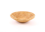 KAZI 12" Large Tan Striped Round Basket Fruit Baskets KAZI 