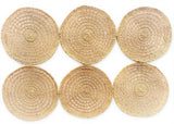 KAZI All Natural Woven Discs Queen Headboard Headboards KAZI 