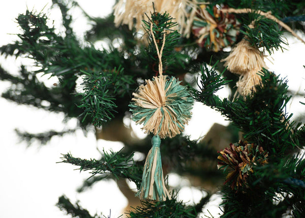 KAZI Mist Pom Pom & Tassel Ornament Ornaments KAZI 