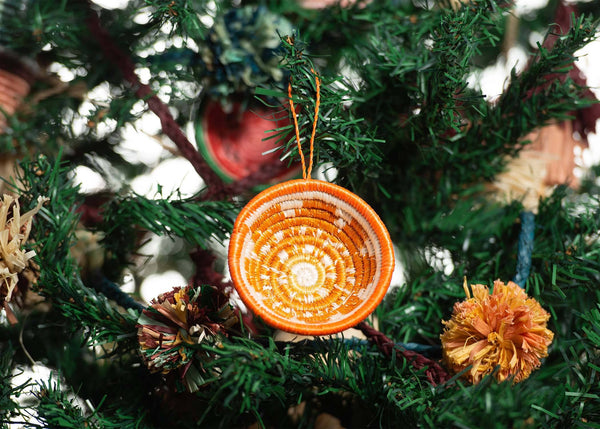 KAZI Orange Basket Ornament Ornaments KAZI 
