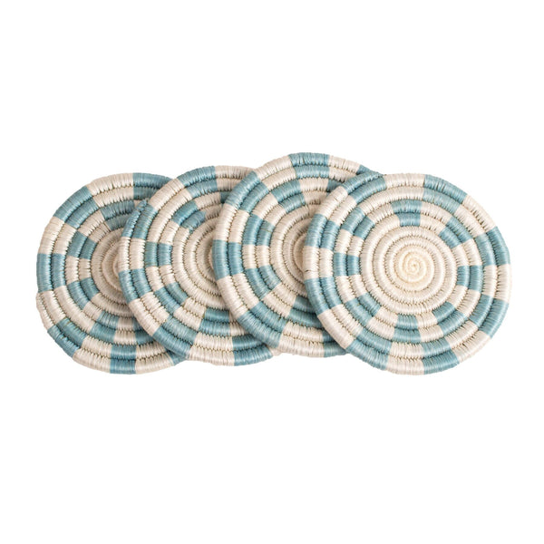 KAZI Spark Coasters - Checkered, Set of 4 Decor KAZI 