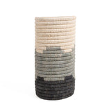 KAZI Stone Vessel - 8" Gradient Cylindrical Vase Decor KAZI 
