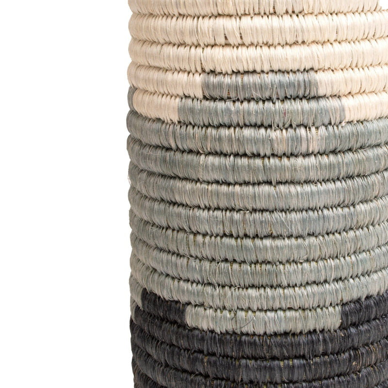 KAZI Stone Vessel - 8" Gradient Cylindrical Vase Decor KAZI 
