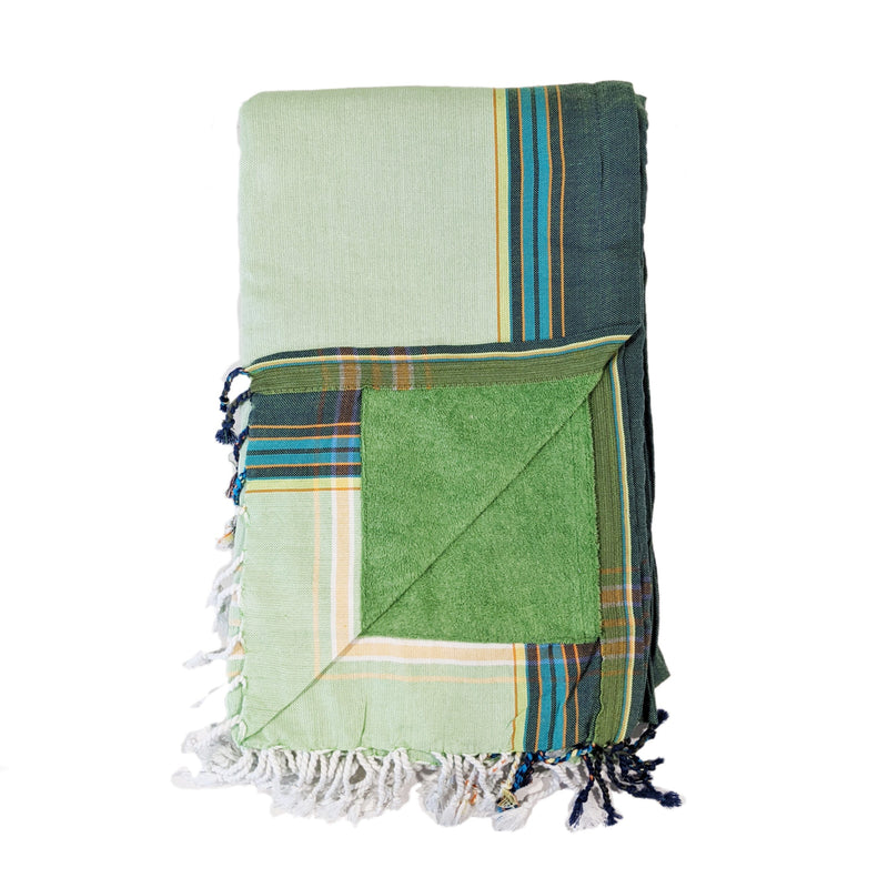 Kenyan Beach Towel Towels Swahili Coast Design Soft Green 