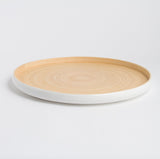 Khay Bamboo Serving Tray Serving Trays + Boards Bibol M Gloss White 