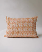 Khushi Linen Throw Pillow Cover Throw Pillows Soil to Studio 14 x 20" Pastel Pink 