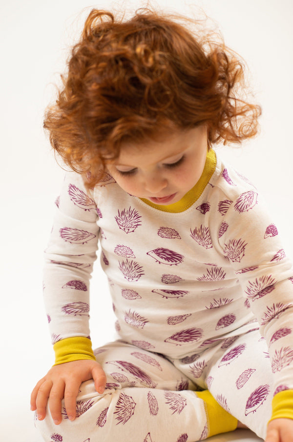 Kids' Porcupine Pajama Set Kids' + Baby One-Pieces Mirasa Design 18m Fuchsia 