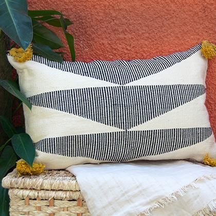 Long Lumbar Pillow Cover in Textura - Artisan-made and Fair Trade – Fair +  Simple