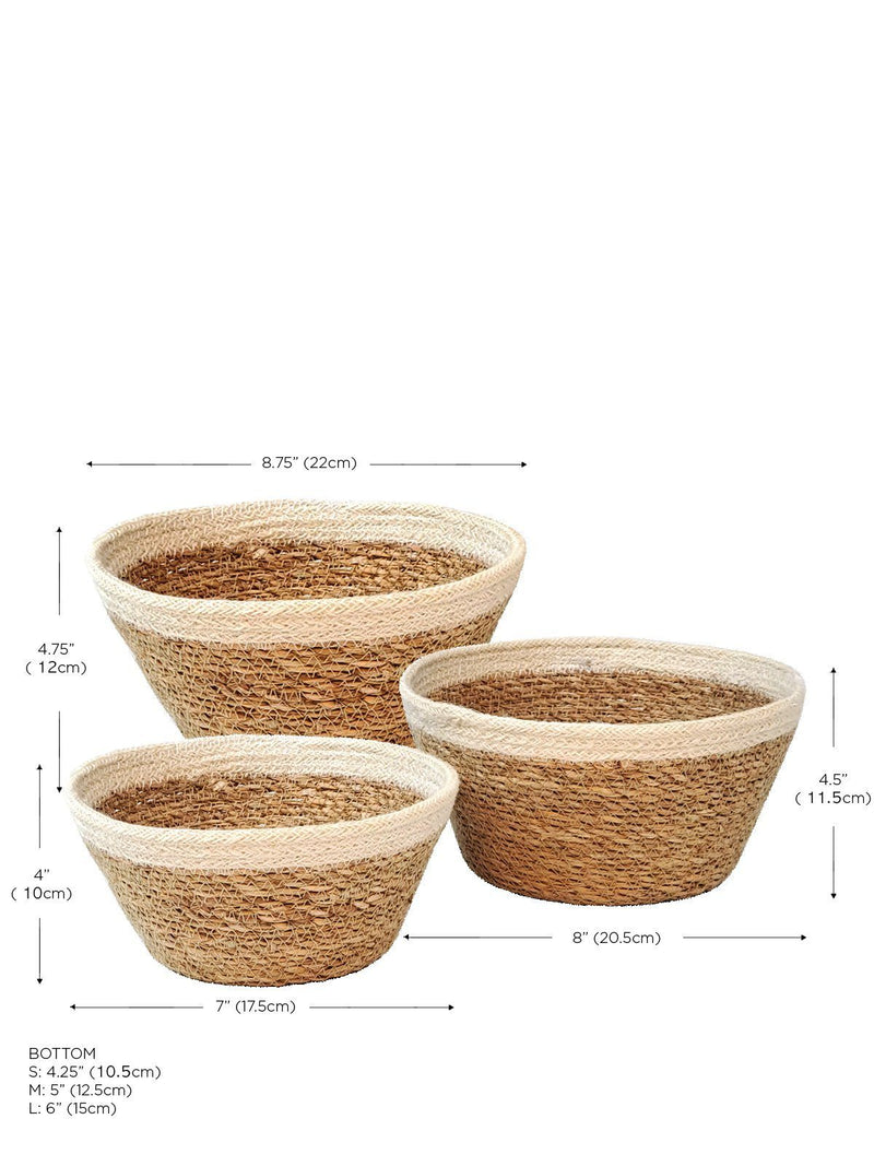 Korissa Savar Plant Bowl (Set of 3) SHOP Korissa 