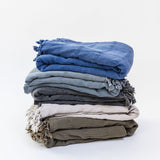 Kurios Turkish Towel / Blanket - Blue Blankets Amante Marketplace 