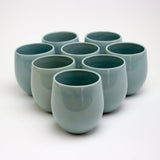 La Marsa Stoneware Goblet Set Cup Carthage.Co Pale Jade Regular 