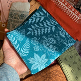 Last Chance Textiles Cotton Leafy Bandana | Lake Bandanas Last Chance Textiles 