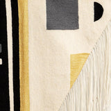 Leah Singh BLACK+WHITE FRINGE TAPESTRY Tapestry Leah Singh 